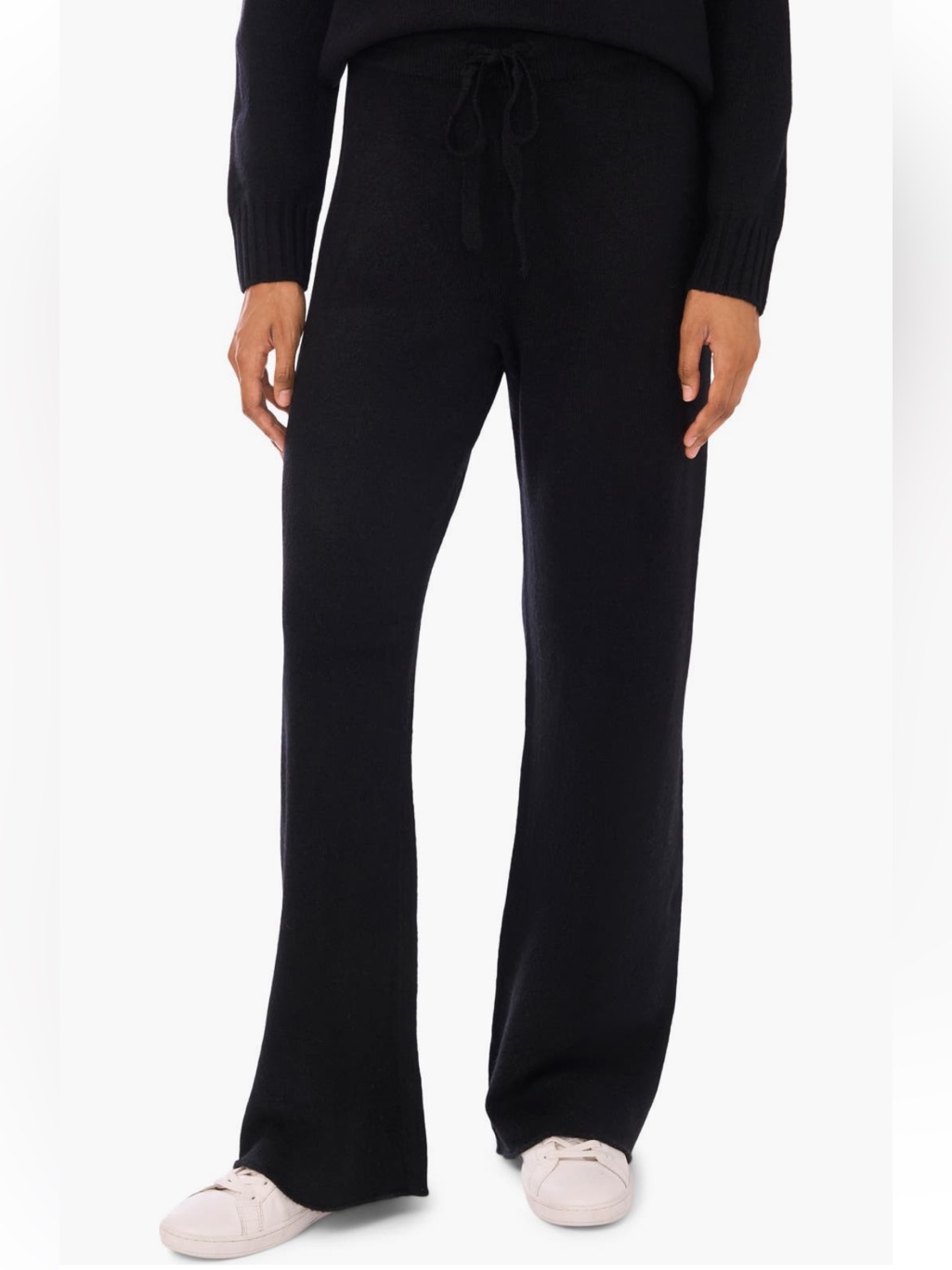 Halogen Sweater Pants In Rich Black Size Large Nwt